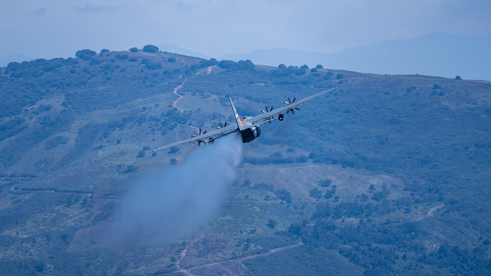 mobility air force above mountains