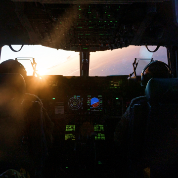 airmen staring at sun