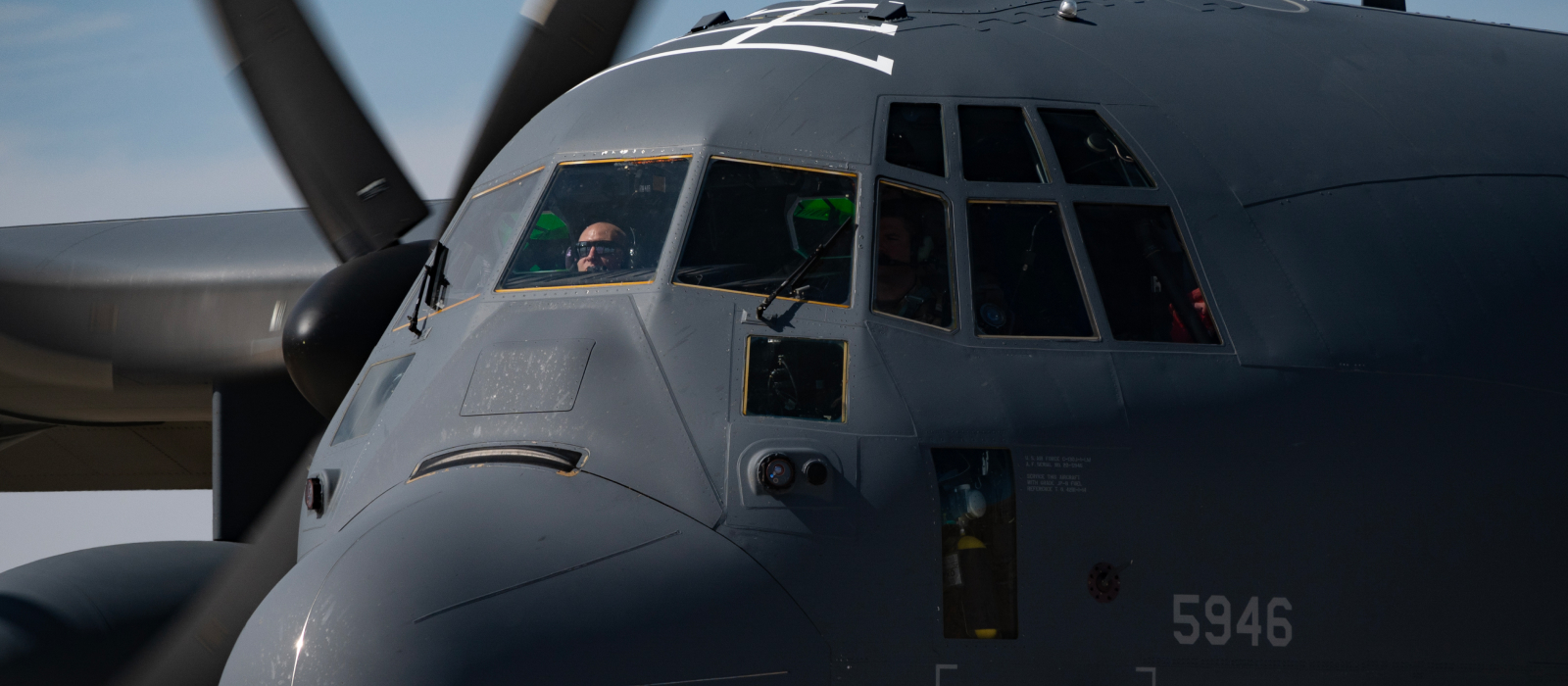 airmen in cockpit