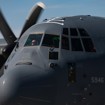 airmen in cockpit