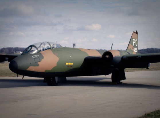 B-57 Canberra on the flight line