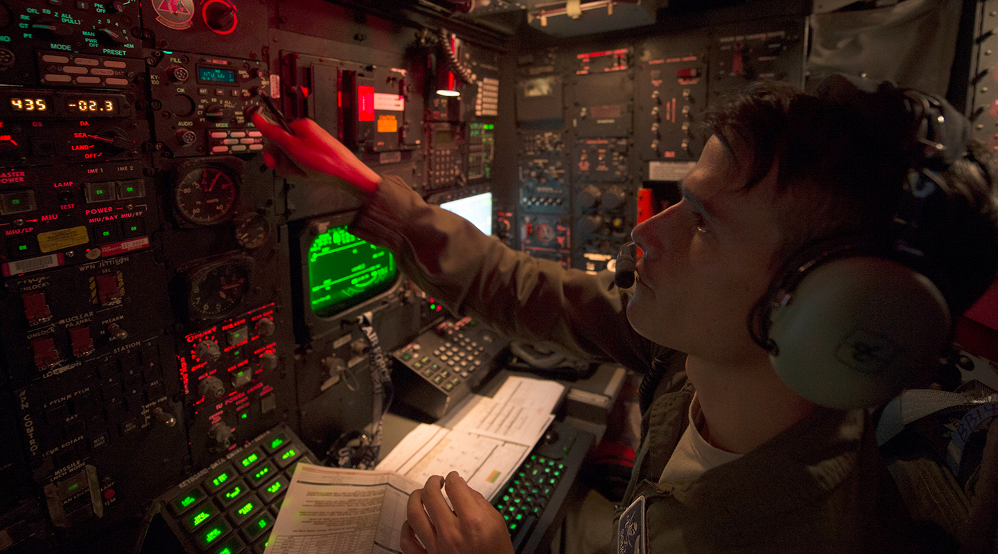 airman working on equipment