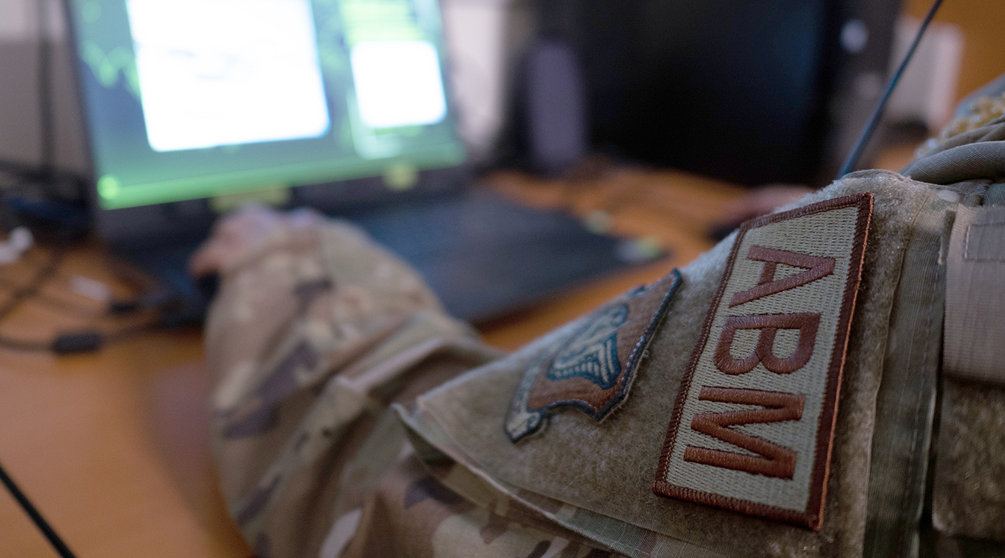 close up of Air Battle Manager Patch