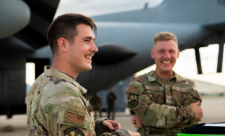 Smiling Airman