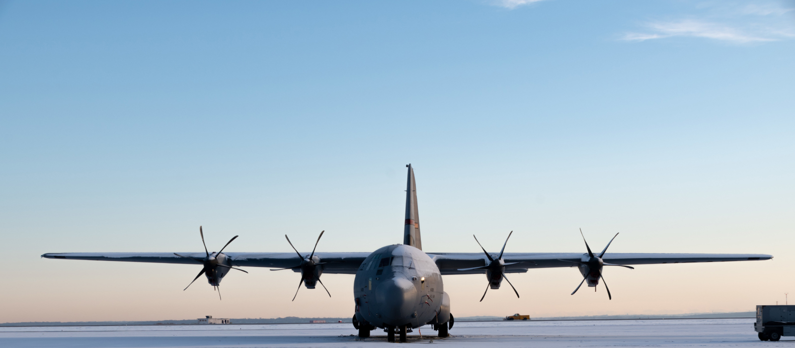 Air National Guard plane on tarmac